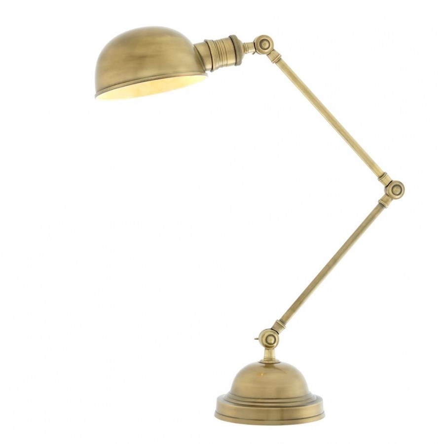 Brushed brass best sale desk lamp