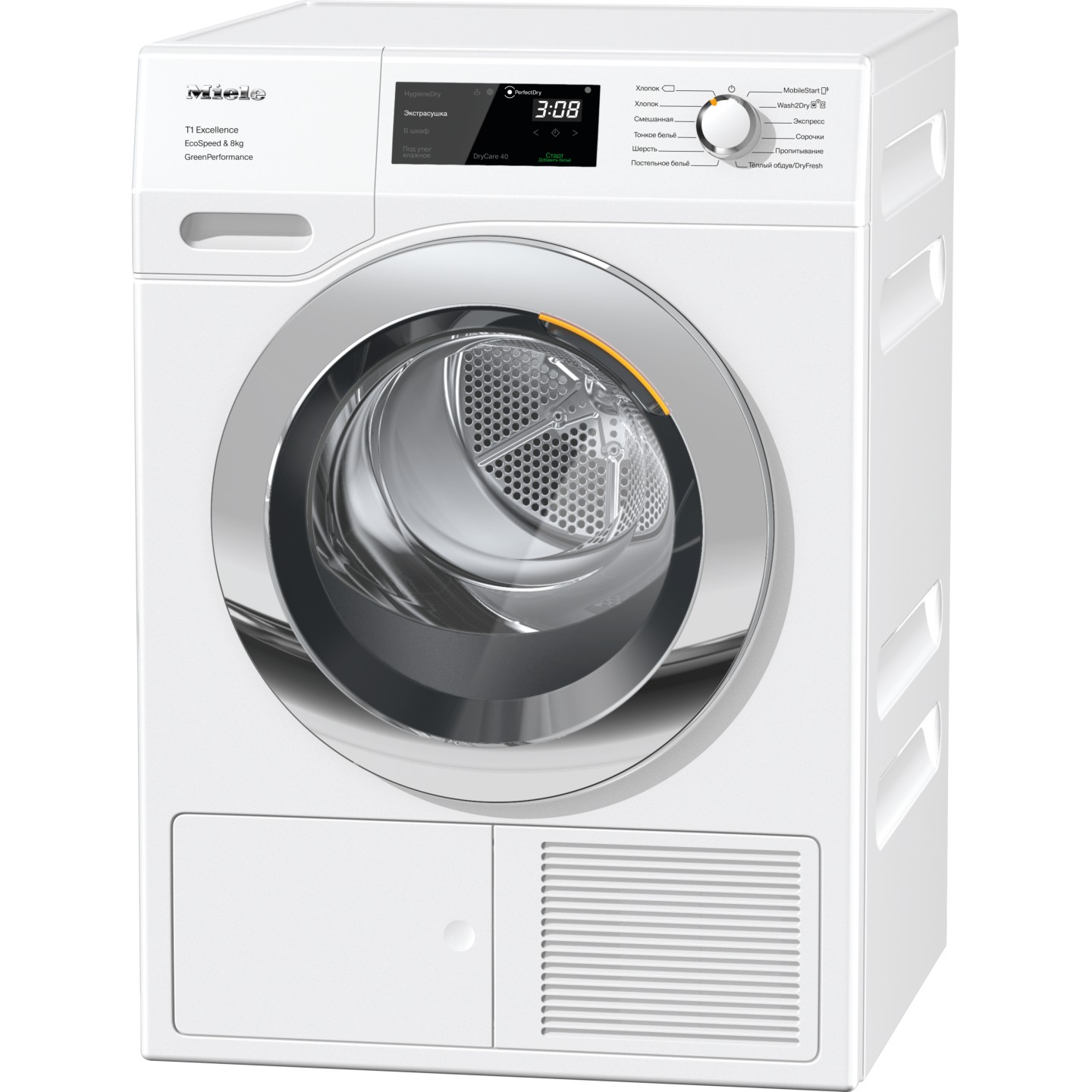 Сушильная машина Miele TEF775WP EcoSpeed&8kg — в интернет-магазине ХРОМ /  12EF7752RUBTK