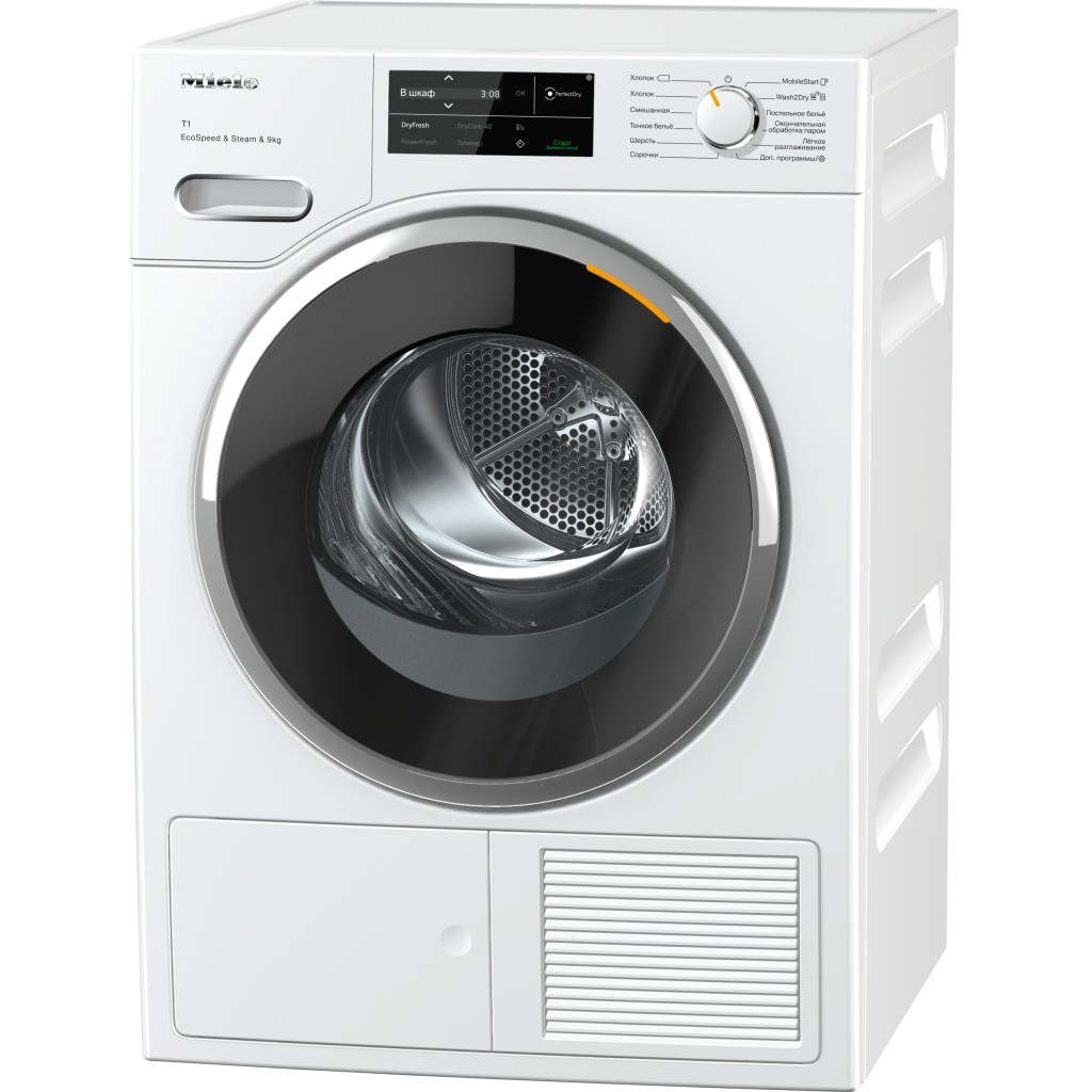 Сушильная машина Miele TWL780WP EcoSpeed&Steam&9kg